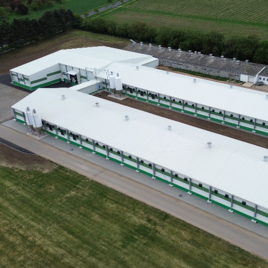 AGE dodává haly pro rozmnožovací chov nosnic na farmě v Žabčicích