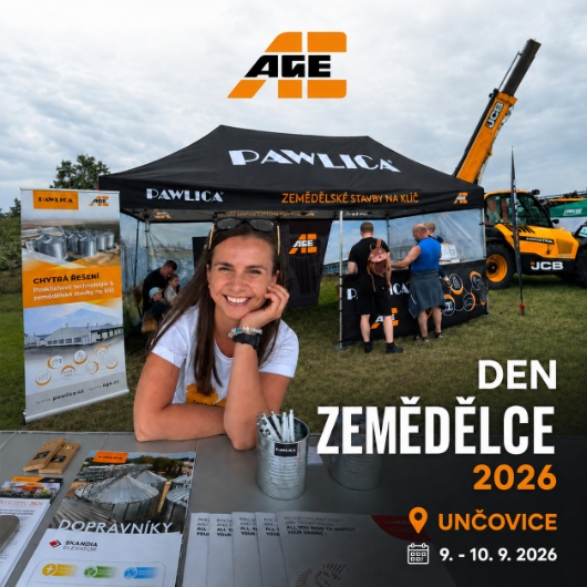 AGE na&nbsp;Dni Zemědělce 2026 v&nbsp;Unčovicích