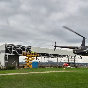 Stavíme hangár na&nbsp;letišti v&nbsp;Říčanech